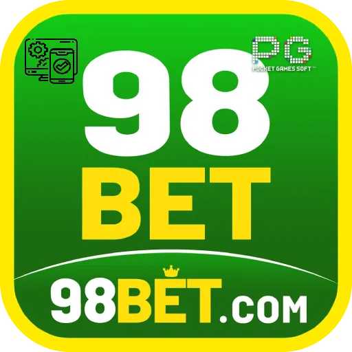 Imagem promovendo o app oficial da 98bet para mobile